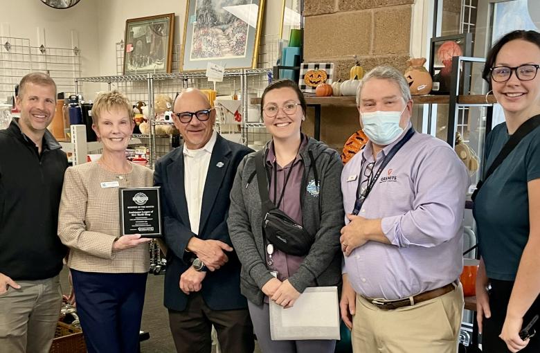 Mayor's visit to shop