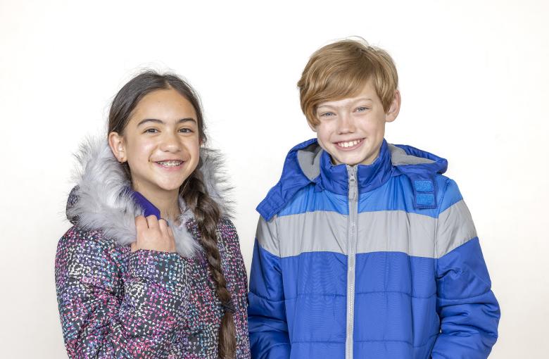 Kids with clothes
